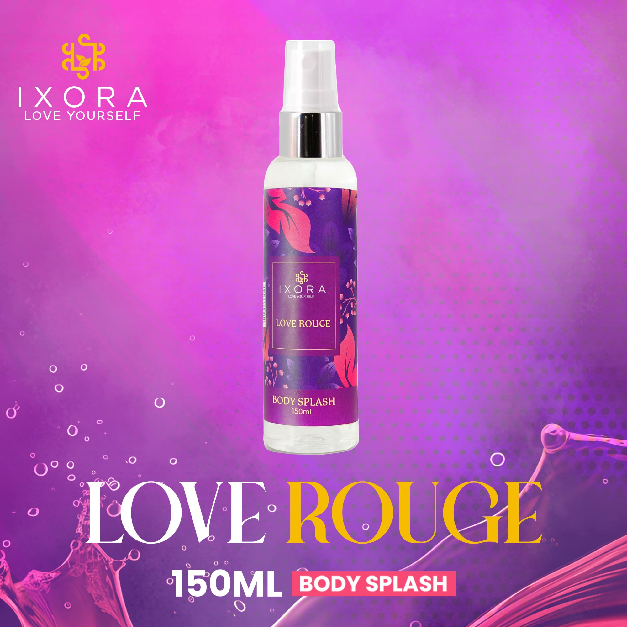 Ixora | Love Rouge Body Mist Perfume 150 ML